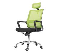 Computer Desk Chair - Rolling With Lumbar Support, Mesh, Gaming s, Executive Swivel (Color : B, Size : With Headrest) Aqiong