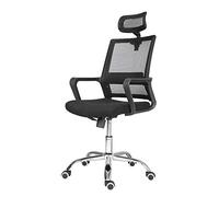 Computer Desk Chair - Rolling With Lumbar Support, Mesh, Gaming s, Executive Swivel (Color : C, Size : With Headrest) Aqiong