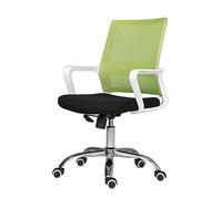 Computer Desk Chair - Rolling With Lumbar Support, Mesh, Gaming s, Executive Swivel (Color : E, Size : Without Headrest) Aqiong