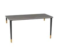 Computer Desk, Compact Work Standing Desk, Sintered Stone Top, Ideal for Home Office and Study, Space Saving Design