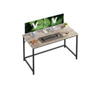 Computer Desk, Greige and Black / 60D x 120W cm