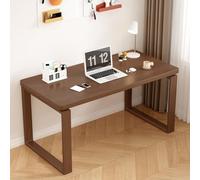 Computer Desk, Modern Writing Desk for Home Office, Rustic Style Wood Table, Ideal for Study and Reading, Minimalist Design