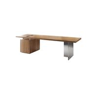 Computer Desk Office Desk Simple Solid Wood Small Space Boss Workbench, Modern Single Independent Supervisor Desk, Suitable For Study, Company Vanity Desk Gaming Desk Office Desks(180x80x75cm)