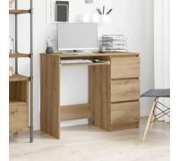 Computer Desk Study Writing Table PC Laptop Desk with 3 Drawers