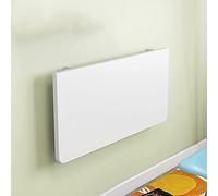 Computer Desk Wall Mounted Folding Table Wood,Wall Mounted Folding Desk, Pine Wood Drop Leaf Table for Home Office, Space-Saving Workstation and Dining Table