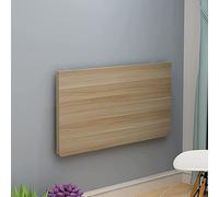 Computer Desk Wall Mounted Folding Table Wood,Wall Mounted Folding Desk, Pine Wood Drop Leaf Table for Home Office, Space-Saving Workstation and Dining Table