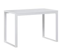Computer Desk White Engineered Wood Office Writing Corner Table vidaXL