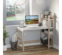 Computer Desk with 3 Tier Storage Shelves