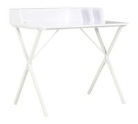 Vidaxl Desk White 80X50X84 Cm, White