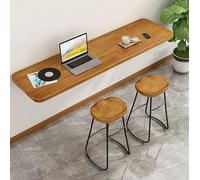 Computer deskIndustrial Wall Mounted Folding Table,Wood Bar Table,Floating Wall Desk for Small Spaces,Functional Hanging Desk Dining Table for Home Office Workstation,Study Work Bench Laundr LWX