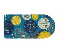 Computer Desktop Mouse Pad, Circles and Dots Print Large Gaming Mouse Pad for School and Office 29.1" x 13.8"