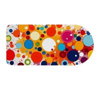 Computer Desktop Mouse Pad, Colorful Circles Print Large Gaming Mouse Pad for School and Office 29.1" x 13.8"