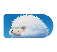 Computer Desktop Mouse Pad, Cute Hedgehog Print Large Gaming Mouse Pad for School and Office 29.1" x 13.8"