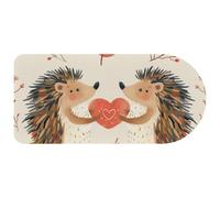 Computer Desktop Mouse Pad, Hedgehog Print Large Gaming Mouse Pad for School and Office 29.1" x 13.8"