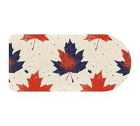 Computer Desktop Mouse Pad, Ink Maple Leaf Print Large Gaming Mouse Pad for School and Office 29.1" x 13.8"