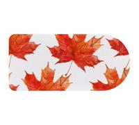 Computer Desktop Mouse Pad, Maple Leaves Print Large Gaming Mouse Pad for School and Office 29.1" x 13.8"