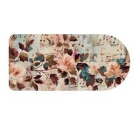 Computer Desktop Mouse Pad, Musical with Melody and Floral Print Large Gaming Mouse Pad for School and Office 29.1" x 13.8"