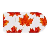 Computer Desktop Mouse Pad, Red Autumn Maple Leaves Print Large Gaming Mouse Pad for School and Office 29.1" x 13.8"