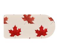 Computer Desktop Mouse Pad, Red Maple Leaf Print Large Gaming Mouse Pad for School and Office 29.1" x 13.8"