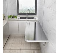 Computer deskWall Mounted Folding Desk,Fold Down Desk Drop Leaf Table,Floating Wall Desk for Small Spaces, Kitchen, Computer, Folding Workbench Wall Table for Bar Dining Table, 50×30cm/20inc LWX