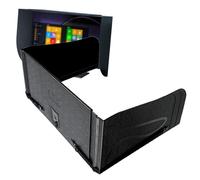 Computer Display Monitor Hood Sunshade Adjustable,Foldable AntiGlare,Disassembly Free,for Office Laptops Suitable for Laptops Ranging From 17 To 27 Inches Protecting Privacy