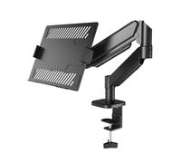 Computer Display Mount - Black Compact Upright Docking Frame Stable Monitor Mount Multifunction Stand Unit | Black Angled Support for Watching Movies in Office