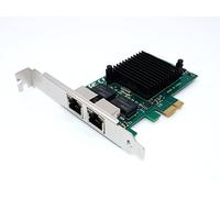 Computer District - Ethernet Network Card - 2 RJ45 Ethernet Ports - Gigabit - PCI Express X1 (PCIe X1 - PCI-E X1) - Intel Chipset JL82576EB for Windows Server, Windows 7/8/10/11, Linux