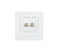 Computer Double Socket 2xRJ45 Cat.6 Asfora EPH4800121
