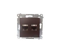 Computer Double Socket 2xRJ45 Cat.6 Simon 54 D62E.01/46