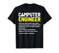 Computer Engineer Funny Definition Network Tech Appreciation T-Shirt