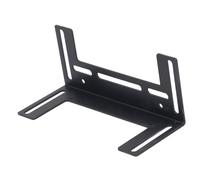 Computer Fan Holder, Universal 80mm 92mm 120mm PC Chassis Mount Bracket, Stainless Steel Cooling Fan Mount Rack with Multiple Screw Holes for 8cm 9cm 12cm Computer Fans (Black)
