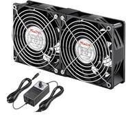 Computer Fan with AC, Powerful Big Airflow Variable Speed for CPU Mining Rig Machine Chassis Server Workstation Cabinet Coo