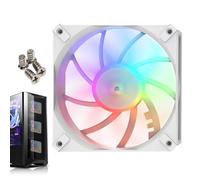 Computer Fans - Cooling Case Fan | RGB Silent Slim CPU Radiator Coolers for Home Workplace Game PC Build, Airflow Optimization Tool