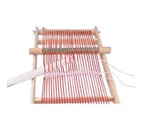 Computer for Toddlers 4 Years Old Machine Hand-Knitted DIY Set Weaving Elm Woven Looms Tapestry Kit Wooden Education Large Magnets for Toddlers (AS SHOW, One Size)