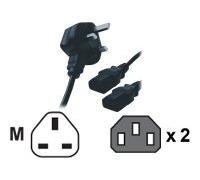 Computer Gear Power Cable IEC C13 2.5m