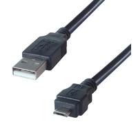 Computer Gear USB 2.0 A/Micro USB B M/M 1m USB cable USB A Micro-USB B Black