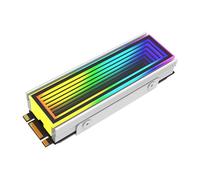 Computer Heatsinks - M.2 Aluminum-magnesium Alloy Heatsink Cooler For PC Cooling | 95g DC 5V M.2 Heatsink In Aluminum Magnesium Alloy | Efficient Heat Dissipation