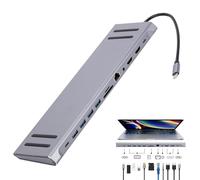 Computer Hub Docking Station SuperSpeed Desktop Dock Type C Splitter PC