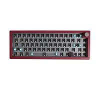 Computer Keyboard - Mechanical Keyboard Kit, Compact RGB Backlit Keyboards 67 Keys, PC Desktop Keyboards with Multimedia Knob, Mechanical Style Keyboarr for Internet Cafe, Home Office, S