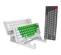 Computer Keyboard Storage Stand - Acrylic Mechanical Keyboard Storage Rack with 3 Tier, 2 Tier, 1 Tier, Transparent Display Keyboard Stand for Office