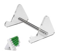 Computer Keyboard Storage Tale, Desktop Keyboard Manual Install Acrylic Slant Stands for Women Men | Clear Acrylic Keyboards Show A Caval