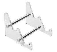 Computer Keyboard Support - Desktop Keyboard Accessories, Clear Acrylic Tilted Support | Esposor Ergonomic for Mechanical Keyboards, Keyboard Stand