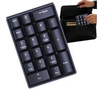 Computer Keypad - Mechanical Multifunction Wired Numeric Keypad Plug-and-Play Connection Desktop Data Entry Tool | For Financial Accounting, Laptop, O