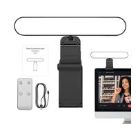 Computer Light for Video Conferencing - USB LED Ring Light for Virtual Meetings | Brightness Adjustable Webcam Light, Video Calling Lighting Tool for Interviews, ense