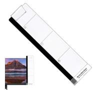 Computer Memo Boards - Self Adhesive Acrylic Message Sheet Registry Station, Heavy Duty Document Tray | Multifunctional Organization Tool for Laptop Display, PC TV, Student