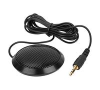 Computer Microhone Condenser Microphone for Office Conference, Skype, Online Meeting, 360° Omni Direction with Stylish Round Shape, 2m Cable, Plug and Play, Portable Desktop