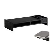 Computer Monitor Stand | 2-Tier Ergonomic Shelf | 4.3 Inch Height Monitor Shelf with Storage Organizer - for Home Laptop PC Work Table Dorm Room