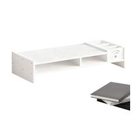 Computer Monitor Stand for Desk - 2-Tier Desk Holder - 4.3 Inch High Computer Stand with Storage Organiser | for Home, Laptop, PC, TV, Work Table, Dorm
