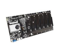 Computer Motherboards Fit For BTC-T37 Mining Motherboard With CPU And FAN Set 8 GPU Slots Support DDR3 Memory Integrated VGA Low Power Consumption Exquisite motherboards