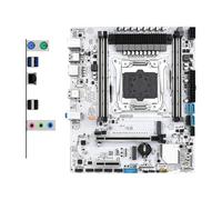 Computer Motherboards Fit For X99 Motherboard LGA2011-3 Set Kit Xeon E5 2670 V3 CPU With 2X8= 16GB 2400MHz DDR4 REG RAM 256GB M.2 SSD And FAN Assembly Kit Set motherboards